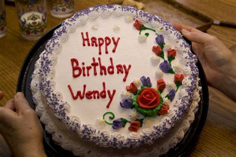 Happy Birthday Wendy Cake