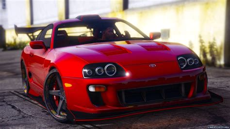 Скачать Toyota Supra MKIV Tuned Add On Tuning 1 2 для GTA 5