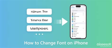 Customize Your Iphone How To Change The Font On Iphone Easily