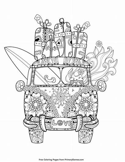 Coloring Pages Summer Printable Adults Printables Adult