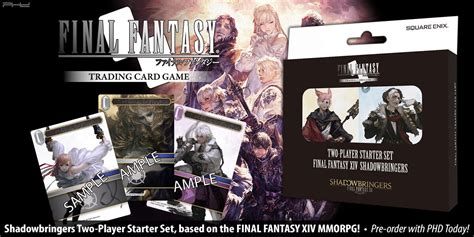 Final Fantasy Tcg Shadowbringers Two Player Starter Set — Square Enix Phd Games