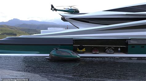 Swan Shaped Luxury Superyacht Concept With A Detachable ‘head That