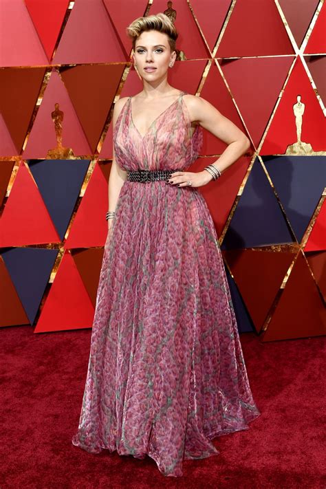 Scarlett Johansson Oscars 2017 Red Carpet In Hollywood Celebmafia