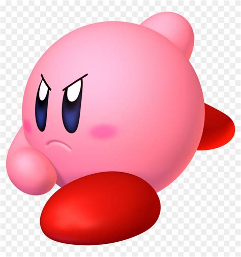 File Size Angry Kirby Hd Png Download 1403x14331702873 Pngfind