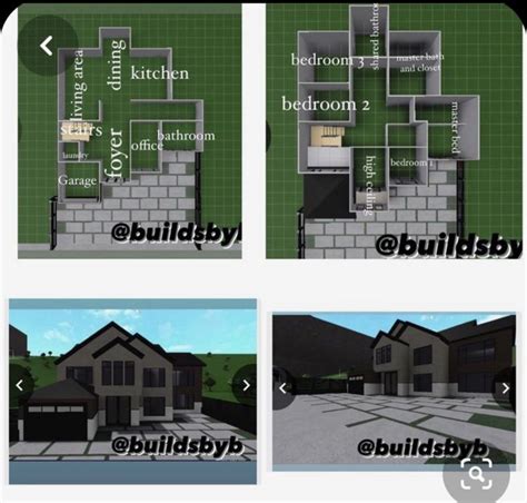 Bloxburg Story House Layout Two Story House Design House Layouts House Outline