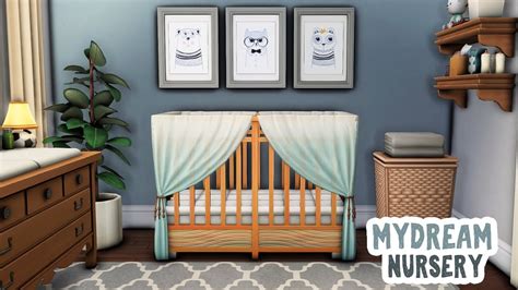 My Dream Nursery 👶 The Sims 4 Room Build Speed Build Youtube