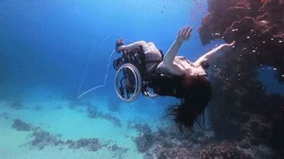 Underwater Wheelchair Gif Underwater Wheelchair Gif