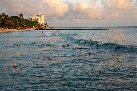 Surfing Waikiki Walls