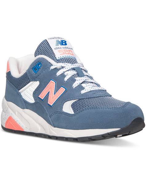 New Balance Womens 580 Running Sneakers From Finish Line In Blue Lyst