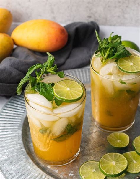 Sugar Free Mango Mojito By Afullliving Quick And Easy Recipe The