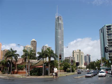 Gold Coast Highway And Skyscrapers In Queensland Australia Image