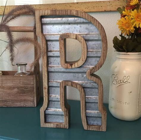 Pin By Dawn Resch Designs On Doublewide Metal Letters Corrugated