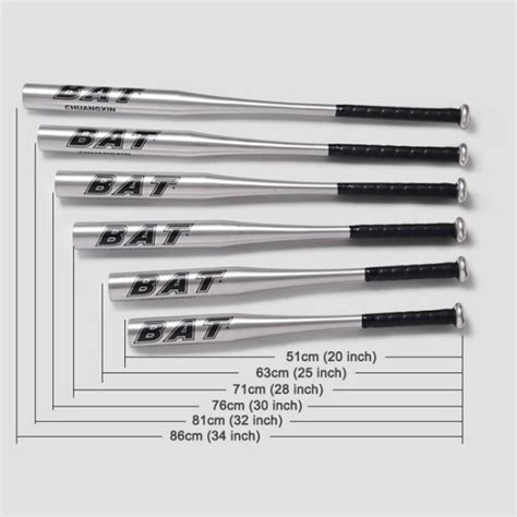 Black Aluminium Alloy Baseball Bat Batting Softball Bat Size 28 Inch