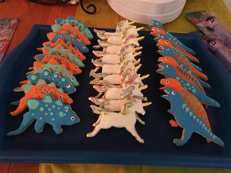 Homemade Unicorn And Dinosaur Cookies Rfood