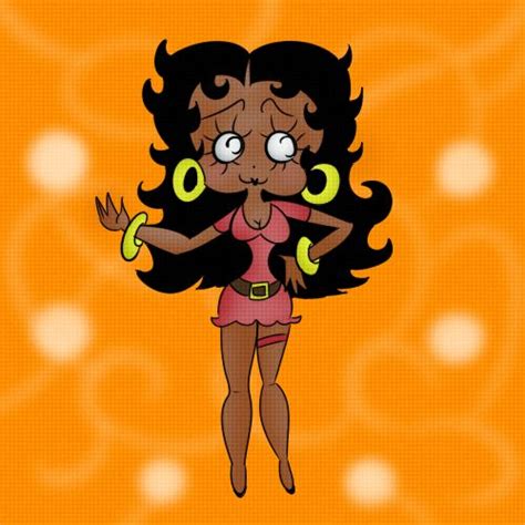 Blackbettyboop Betty Boop With Long Hair Yes She Has Natural
