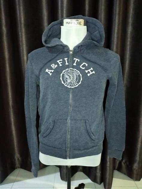 vintage abercrombie and fitch new york zipper hoodie sweater etsy australia