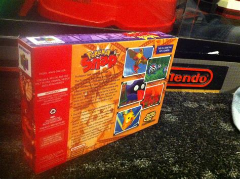 N64 Pokemon Snap Boxbox My Games Reproduction Game Boxes