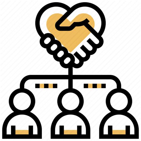 Collaboration Crm Customer Management Relationship Icon Download