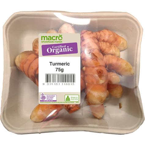 Macro Organic Tumeric 75g Woolworths