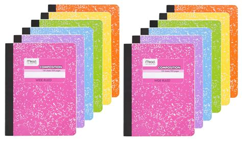 Buy Mead Composition Book 12 Pack Of Wide Ruled Composition S Wide