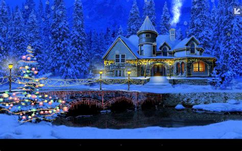 Snowy Cottage Screensaver Paquidermesvoadores