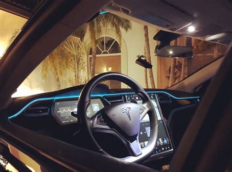 Interior Ambient Light For Tesla Model And Model Y