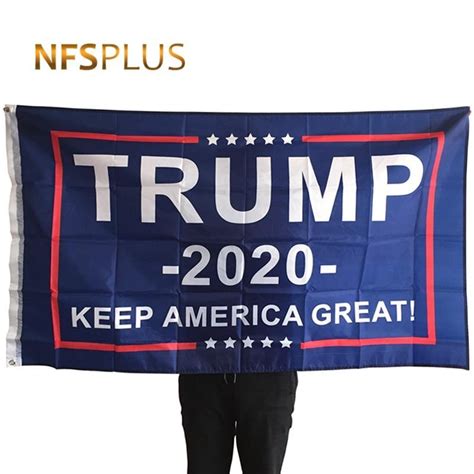 2020 donald trump flag usa us 3x5 feet keep america great printed 90x150cm polyester decorative