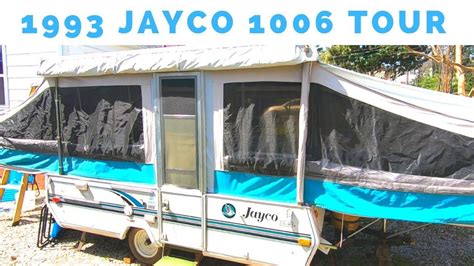 Pop Up Camper Tour 1993 Jayco 1006 Youtube Pop Up Camper Jayco