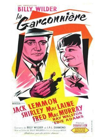 Among them his is his callous boss, j. The Apartment, French Movie Poster, 1960 Photo at ...
