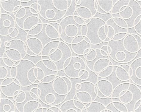 Wallpaper Paintable Circles Modern White As Meistervlies