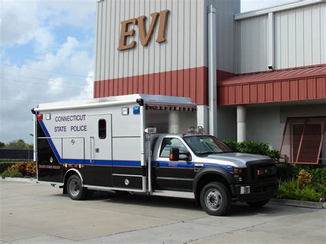 Crime Scene Squad Vehicle Connecticut State Police Evi