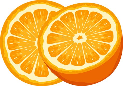 Delicious Orange Fruit Clipart Design Illustration 9304167 Png