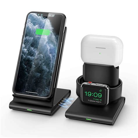 3 In 1 Fast Wireless Charger Stand Qi Wireless Charging Dock Station For Apple Watch Series 32