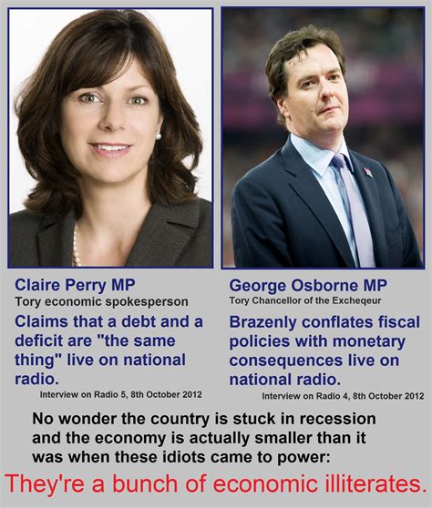 Tory Economic Illiteracy