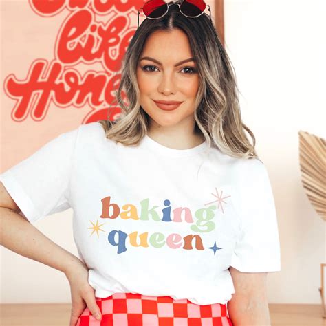 Baking Queen Baking Shirt Png Cookie Lover Png Baking T Shirt Etsy