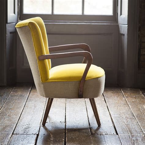Check out our yellow velvet chair selection for the very best in unique or custom, handmade pieces from our furniture shops. Calvin Chair in Mustard Yellow Velvet and Natural Linen