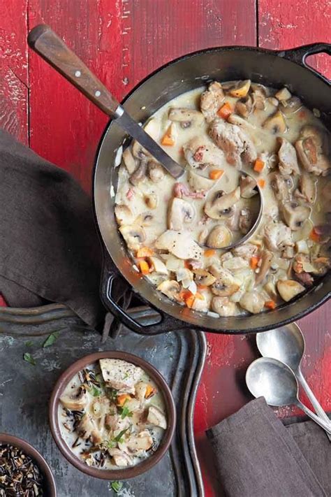 I stumbled upon this recipe from marna on pinterest. Chicken and Mushroom Stew with Wild Rice | Recipe ...