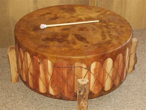 Native American Drum Tables For Home Decor Mission Del Rey Southwest