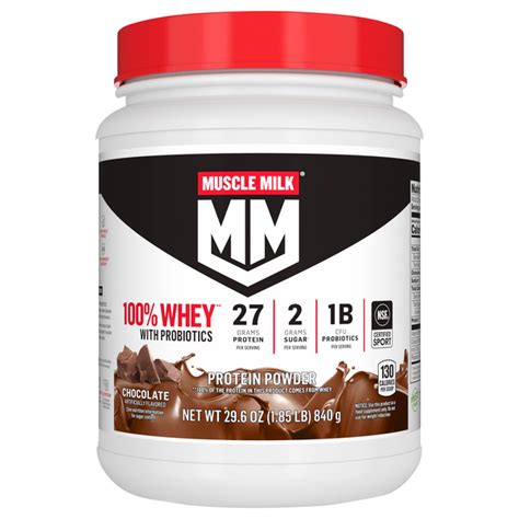 Save On Muscle Milk 100 Whey Protein Powder Chocolate Order Online