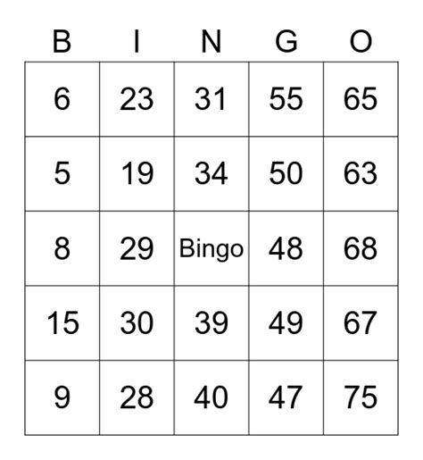 Printable Bingo Cards 1 90 Printable Word Searches