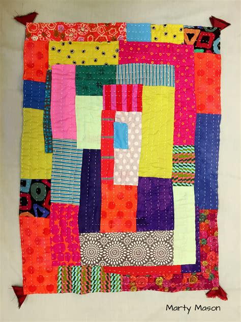 Martys Fiber Musings Inspired By The Quilts Out Of India
