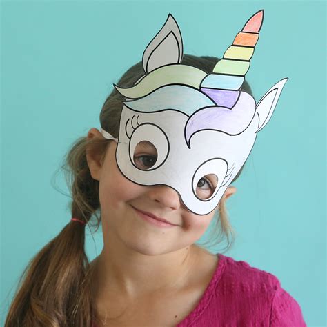 Unicorn Mask Printable Printable World Holiday