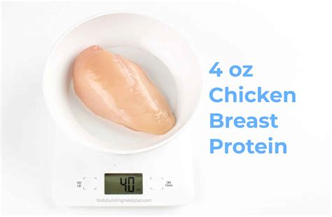4 Oz Chicken Breast Protein And Nutrition Facts