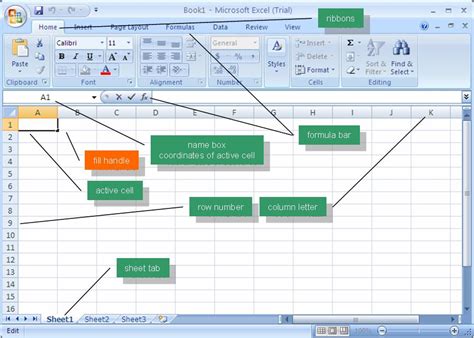 A microsoft excel 2007 workbook saved in one of the new formats (.xlsx,.xlsm) has worksheets you can open a worksheet in excel by following methods:open the file from file menu.open the file by double clicking on the file. MENGENAL WORKBOOK DAN WORKSHEET MICROSOFT EXCEL 2007 ...