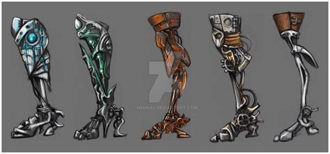 Leg Prosthesis Concepts Concept Art Characters Prosthetic Leg