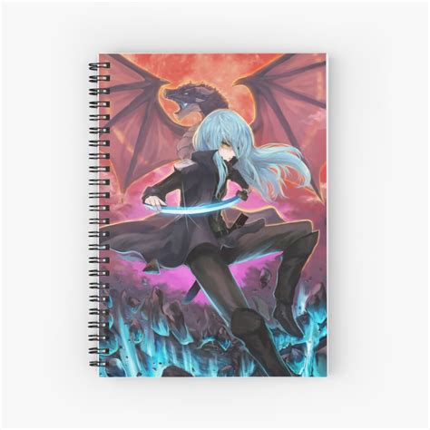 Rimuru Tempest That Time I Got Reincarnated As A Slime Epic Artwork For Fan Spiral Notebook By
