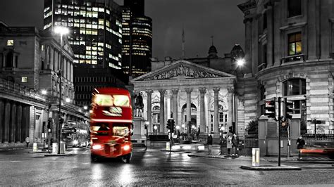 1920x1080 1920x1080 Bus London Night Lights Road England Blur