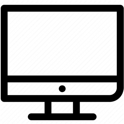 Computer monitor, desktop monitor, monitor, screen, server icon - Download on Iconfinder