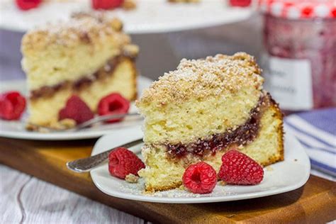 Raspberry Jam Filled Coffee Cake Perfect For Weekend Brunch