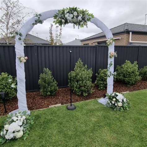 Arbour White Metal Arch Wedding Decor For Hire